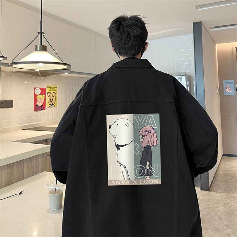 牛仔夹克男大码牛仔外套男茄克 NJ77365-P60图片
