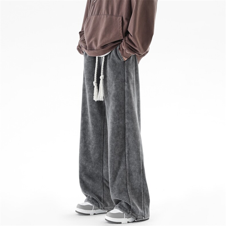量大优供视频重磅水洗长裤美式复古休闲裤男CP39-P55，男装休闲裤，电商B371