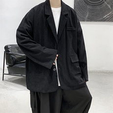现货纯色小西装港风宽松男生西服KD401-P55，男装西服套装，电商D312-1