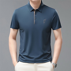 短袖男POLO衫宽松休闲夏季宽松时尚百搭半袖男士上衣QP1618-P63，男装Polo衫，星座1105-3
