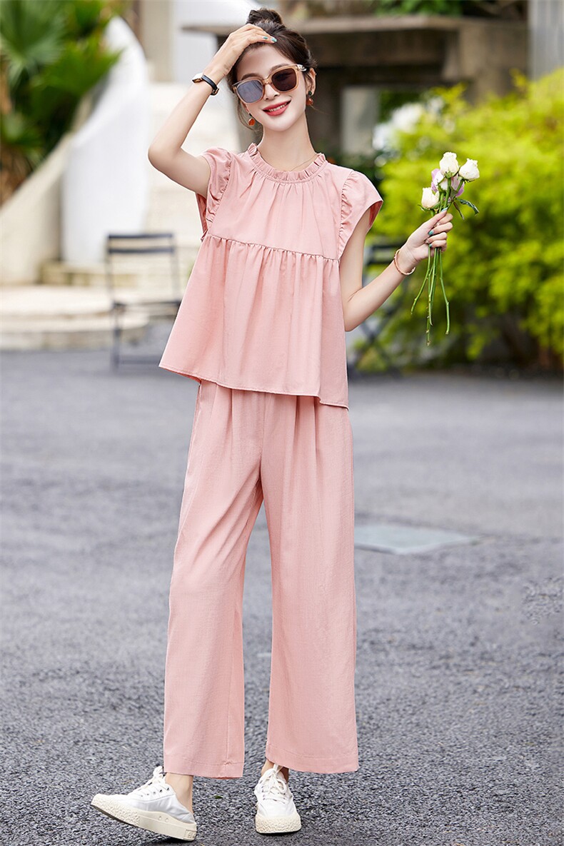 2024夏季新款气质洋气时尚减龄两件套连衣裙女显瘦修身牛仔裙,女装套装/套裙,魅影