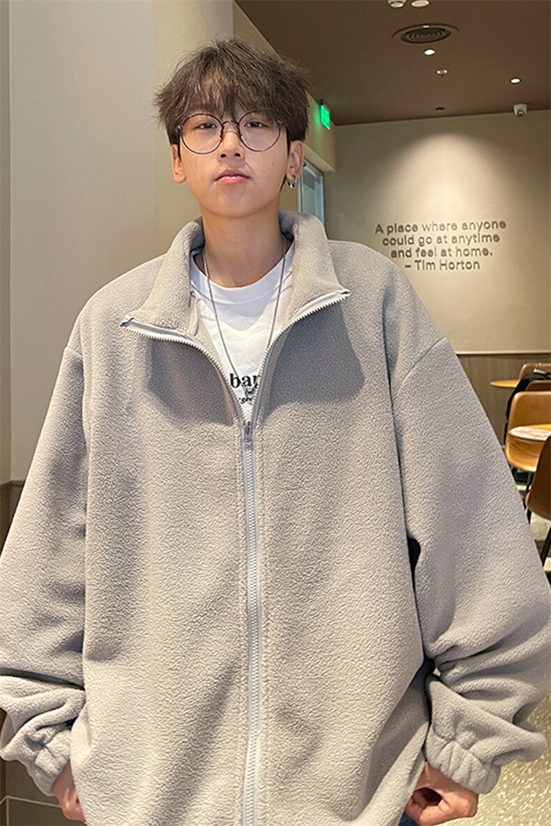 抖音直播！双面摇粒绒保暖卫衣男夹克冲锋衣内胆DN00-特P32直播,男装夹克,电商B367