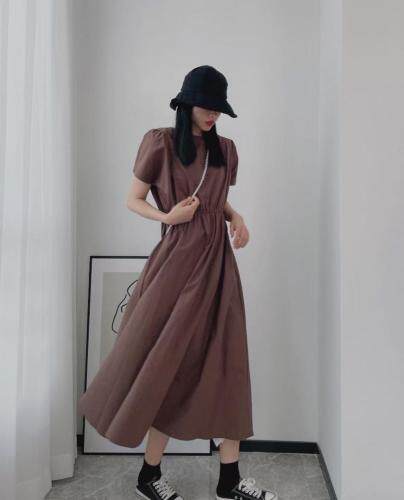 现货两面穿连衣裙，女装连衣裙，伊媚儿