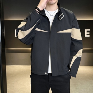 2026春季新款高品质拼色立领夹克DSA157B-J1575-特P70图片