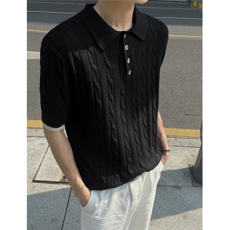 夏季新款短袖毛衣POLO衫MY510特批45控78,男装T恤,电商A072