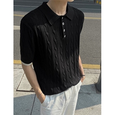 夏季新款短袖毛衣POLO衫MY510特批45控78，男装T恤，电商A072