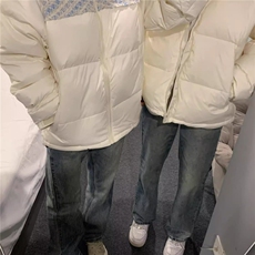 潮高级感针织拼接立领羽绒棉服加厚小众情侣面包服Y321-P88网图，男装棉衣，电商B245