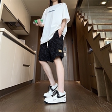 K9057特P32/夏季工装多口袋短裤男女t同款沙滩裤中裤休闲裤子，男装休闲裤，电商A141