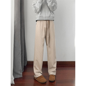 B221 美式ins暗黑高品质加厚毛呢休闲裤 LK24417-特P50控88图片