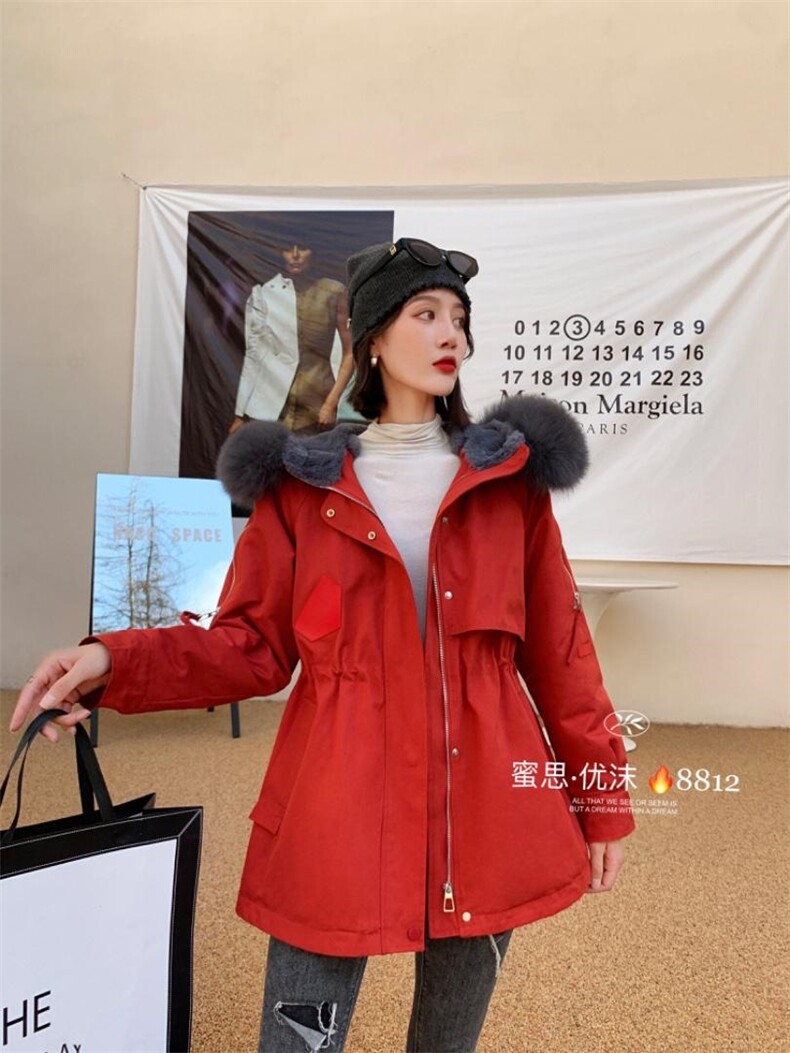 2021冬装派克服休闲时尚袖子拉链,女装其它,蜜思优沫