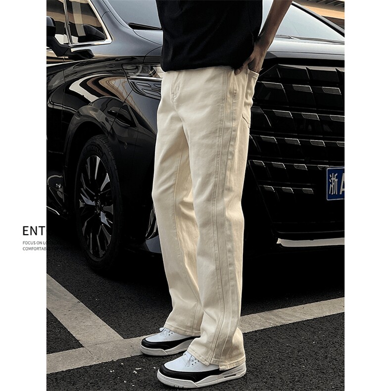 网图慎用原版版型直筒裤微喇裤长裤A014-DY26005-特P40,男装休闲裤,电商A014