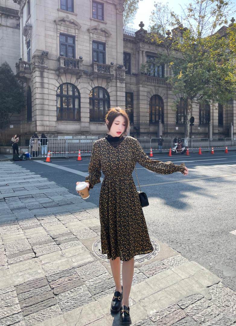 加绒连衣裙，女装连衣裙，阿爆