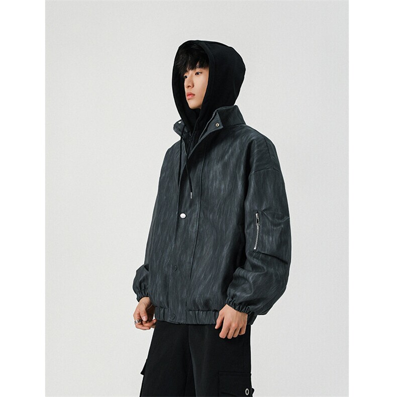 春季皮衣美式潮牌青少年百搭夹克情侣春装外套XZ102B-1-JK2562P95,男装皮衣,星座102B-1