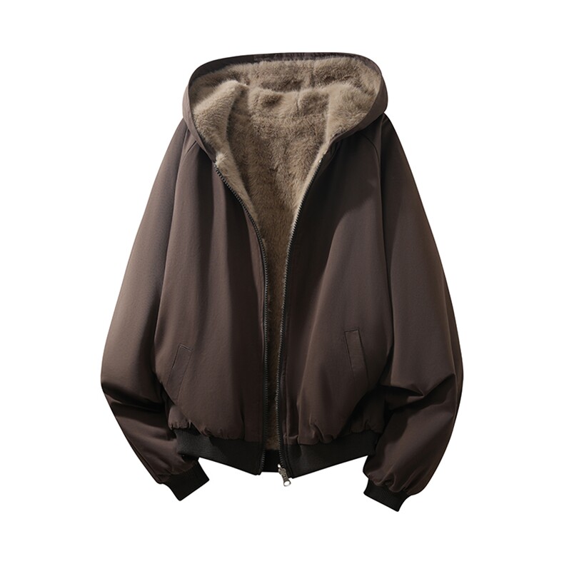 双面穿加绒坐山雕棉衣男xh169-特p90，男装棉衣，电商B367