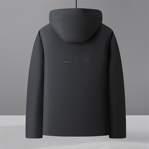羽绒服男冬季2024年新款工装保暖男士外套 连帽可拆卸衣服图片