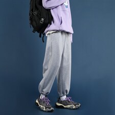 秋冬宽松字母休闲裤九分裤卫裤X715WK512P45控68，男装牛仔裤，星座715