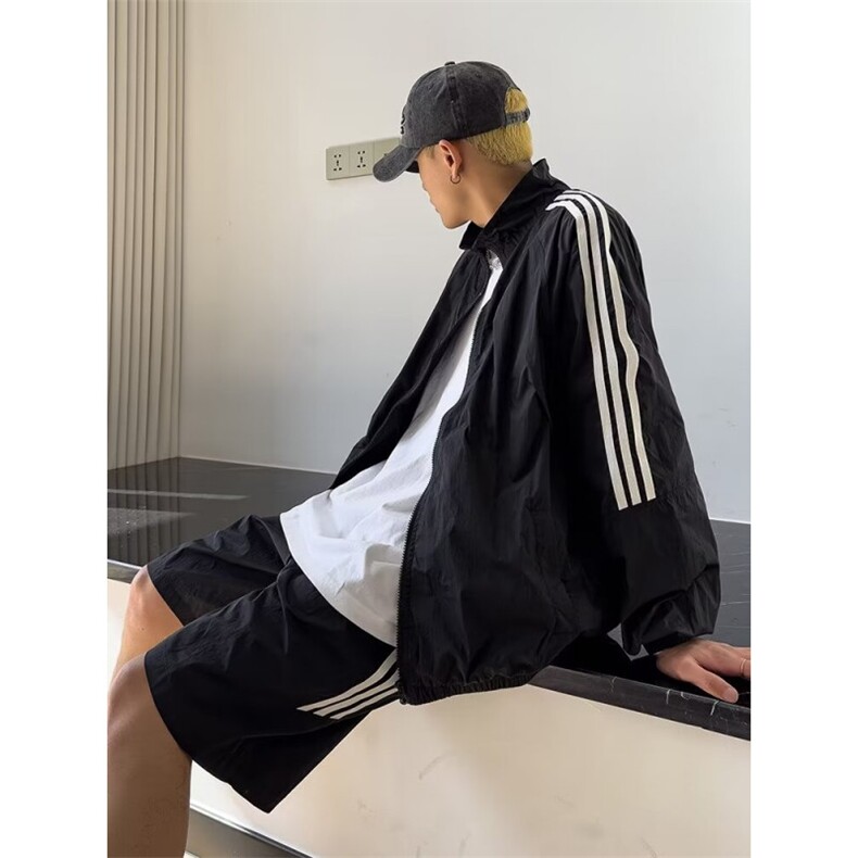 DFF15-P45防晒服男夏季潮牌薄款凉感防晒衣外套青少年-网图现货,男装防晒衣,星座603-2