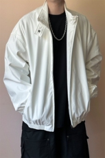 秋季新款现货短款夹克外套男宽松休闲立领上衣A351-AJ2598-P125，男装夹克，电商A351