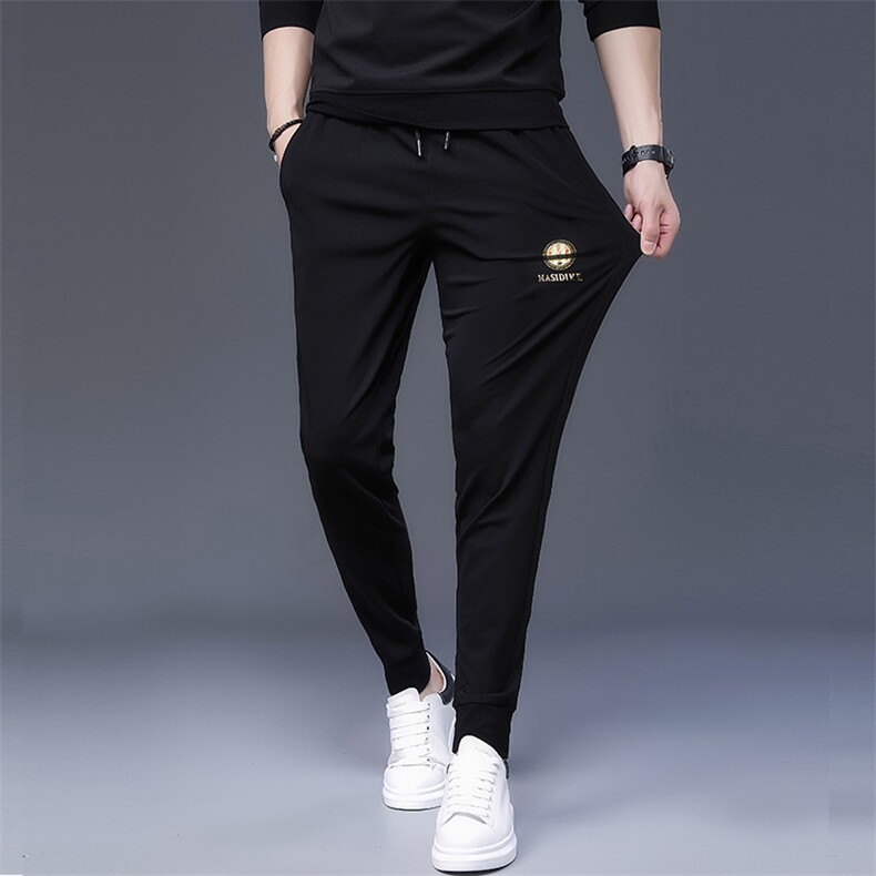 S3076钱塘2020-2秋季新款时尚休闲简约中青年男士长款卫裤P72,男装休闲裤,钱塘207-2