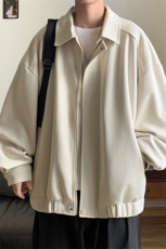 350克麂皮绒外套C5389-TP65控价98春季24港风宽松可二开夹克，男装夹克，电商A102-1