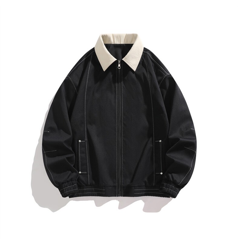 秋季休闲痞帅工装翻领夹克潮流外套得物二开XZ301b-2-JK2585P78,男装夹克,星座301B-2（原A443-1）