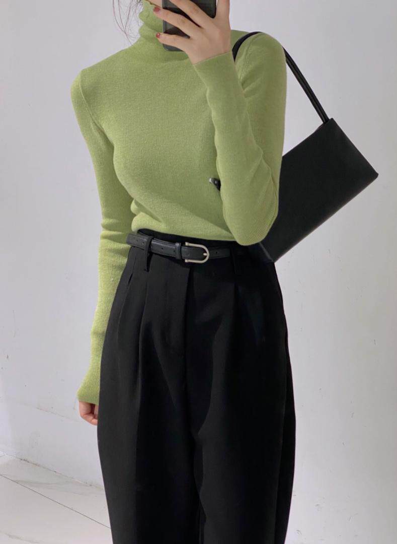 高领羊毛打底衫，其它，驿谷