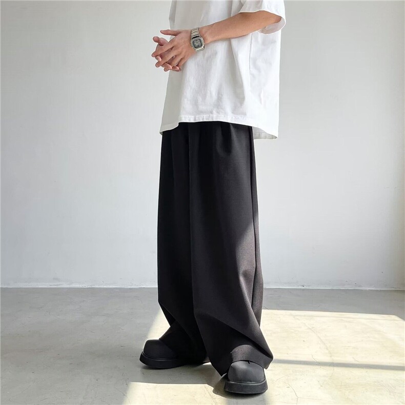EH23-P38自家原版开发280克面料西裤男纯色裤子英伦风高街ins,男装西裤,星座1503-1