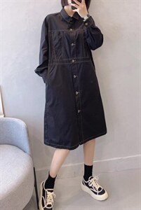 中长款连衣裙,女装连衣裙,江南俏之羽