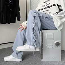 V002-P45水洗牛仔裤春秋潮牌牛仔裤休闲长裤无弹潮流常规，男装休闲裤，星座911-1