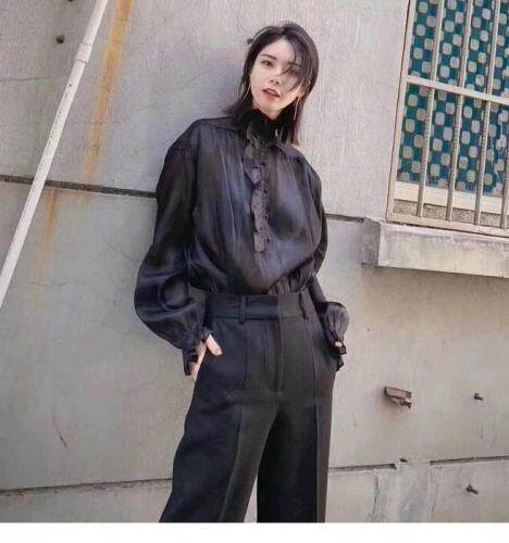 秋款雪纺衬衣，其它，视线·L