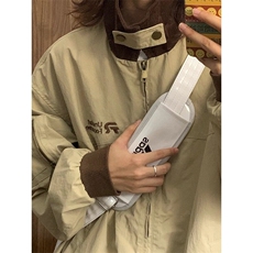立领纽扣式拉链夹克外套小众休闲情侣上衣JK8233特P67，男装夹克，星座908-1
