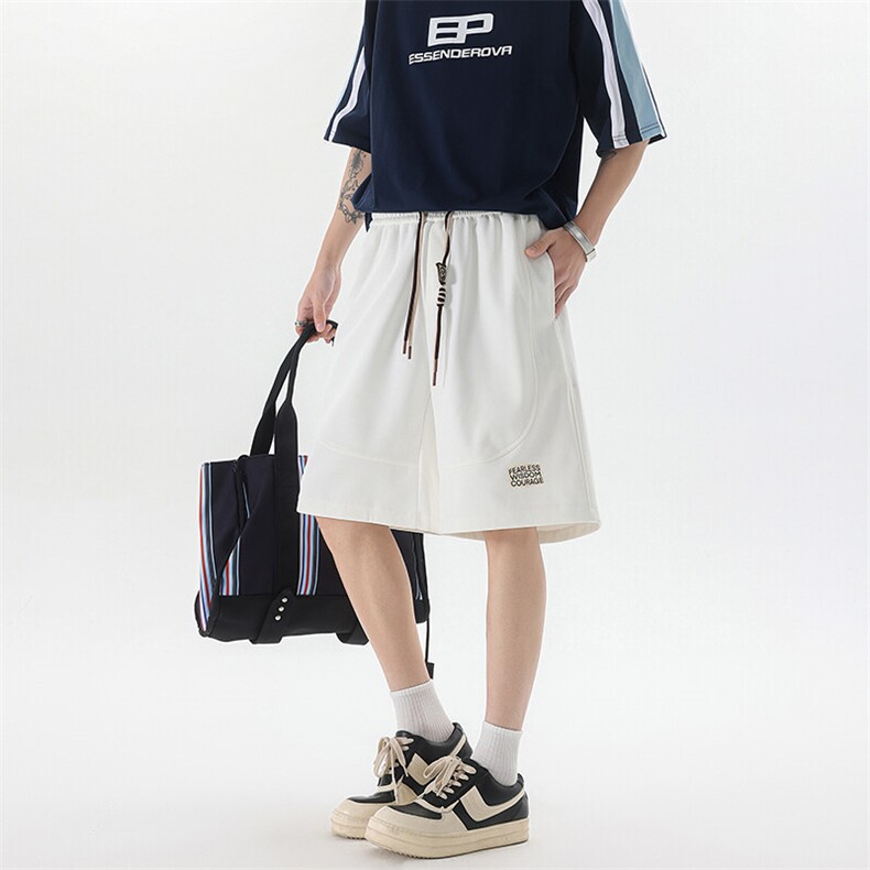 8XL-M抖音品质特大码ins潮流亮色休闲短裤印花五分裤DK1521P35,男装休闲裤,电商D206-1