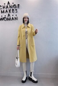 (现货)秋季新款羊绒大衣图片