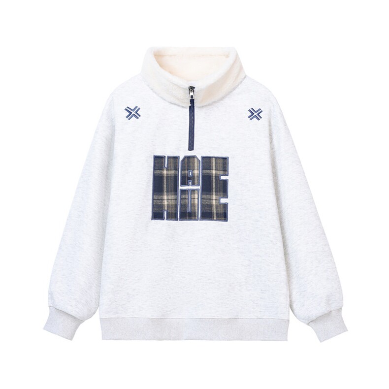 2024冬季新款港风摆拍大码绣花加绒卫衣M-5XHW24953-P60,男装卫衣,电商A022