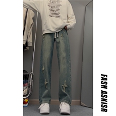 抖音得物品质百搭牛仔裤212-2-DY164-特P65，男装牛仔裤，星座808A-1