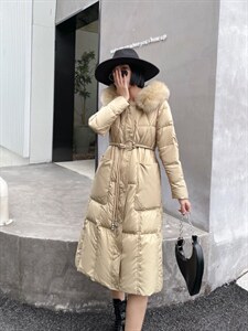 90白鸭绒，狐狸毛领，两色四码图片