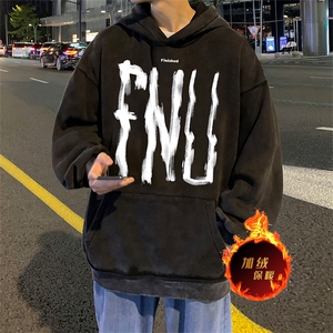 直播品质 500克重磅美式做旧水洗卫衣 SL1510-常规特P55加绒特P65图片