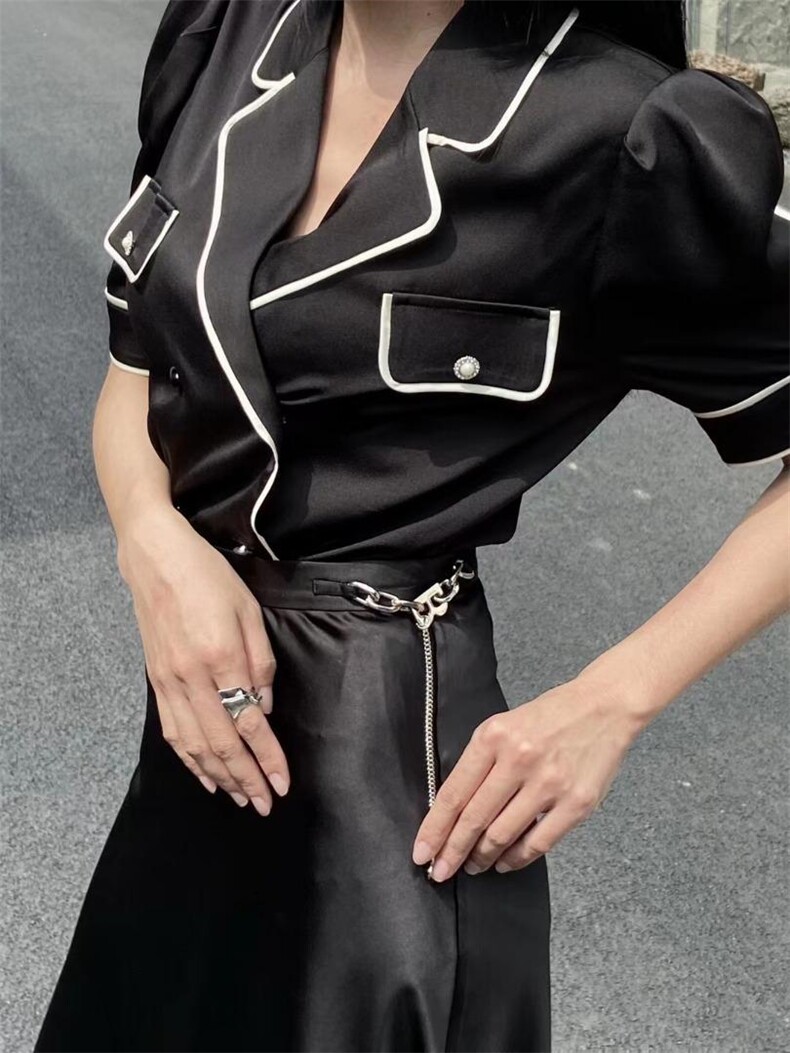 醋酸裙＋小香套装，女装职业装，GN