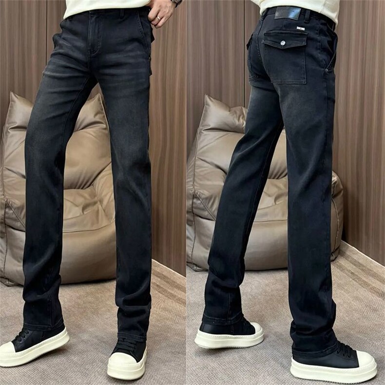 牛仔裤男女高品质欧货时尚休闲裤水洗纯色百搭直筒裤HG642p44,男装牛仔裤,星座1112-1