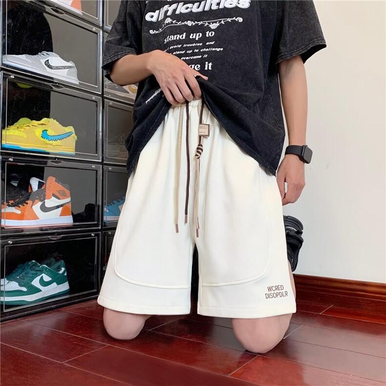 夏季新款休闲裤男五分裤ins休闲裤青春流行D550P30图片