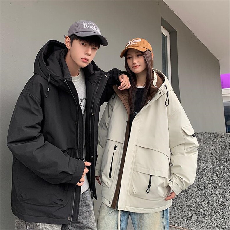 1506-1/076/P370 新标90白鸭绒连帽外套品质男士羽绒服图片