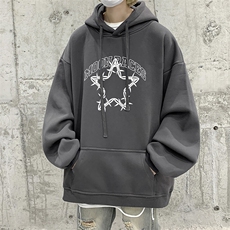 量大优可提供视频2024春新美式连帽卫衣D223A-WY23136-P35，男装卫衣，电商019-1