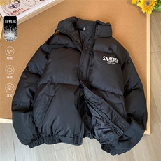 23冬季新款百搭潮流印花字母图案羽绒服YR6219P195控248，男装羽绒服，电商A268A