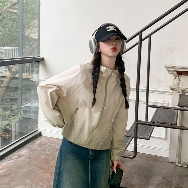 【bao款现货】秋装2024新款女装韩版休闲风衣短外套266-P125-K178,女装短外套,多米2-075
