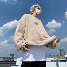 秋季男女慵懒风字母休闲毛衣时尚套头上衣MY09156-P60，男装针织衫/毛衣，星座308B-1