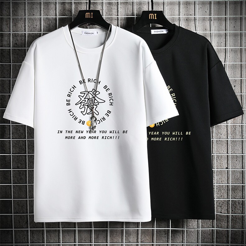 TK28163-P25春夏季七分袖t恤男大码五分袖男短袖中袖网格挂拍,男装T恤,电商A040A
