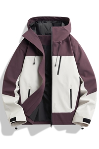 新款男女高品质户外登山服青少年学生冲锋衣夹克外套HS6607图片