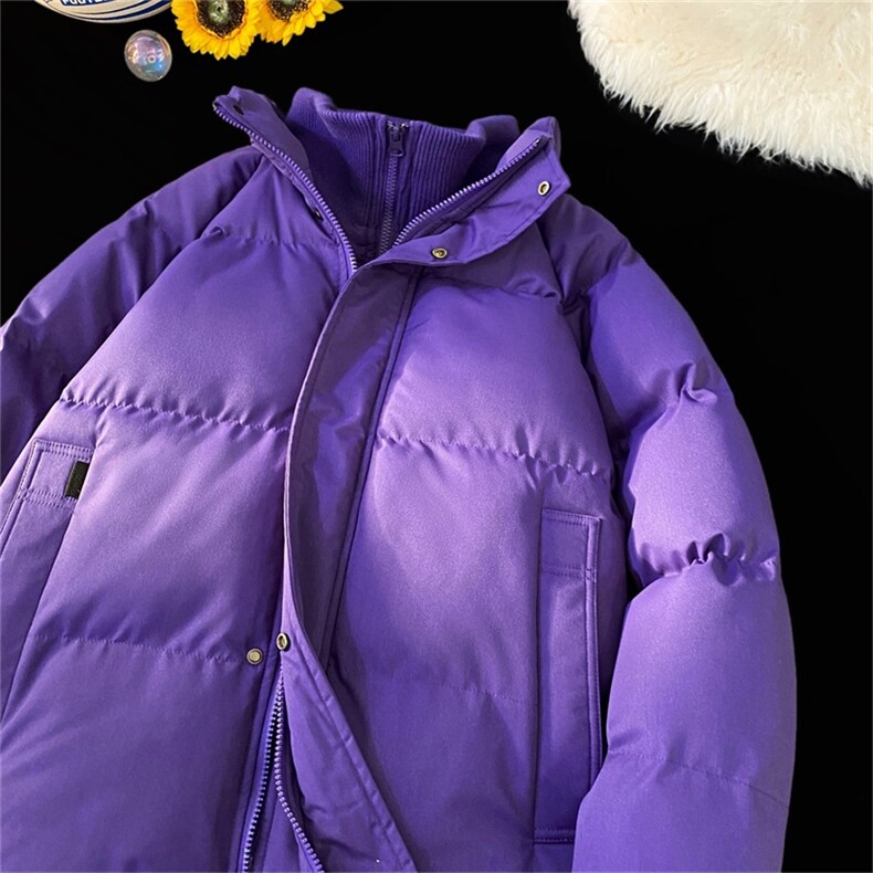 特批85多巴胺色系多配色棉服假两件加厚棉衣外套M8862P-85,男装棉衣,电商A128