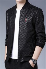 秋冬季男外套新款潮流休闲夹克男爸爸装中年外套上衣ZL10917-P150图片