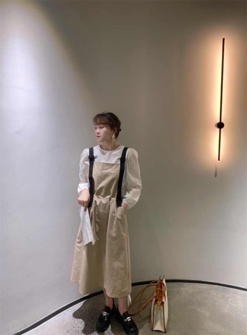 两件套背心裙，女装背心吊带，驿谷